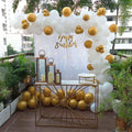 Luxury White & Gold Birthday Decoration Kit | Elegant Party Theme Balloons Set Pakistan