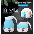 Foldable Electric Kettle 600ml | Portable Travel Kettle Silicone Water Boiler | Best Electric Kettle Pakistan