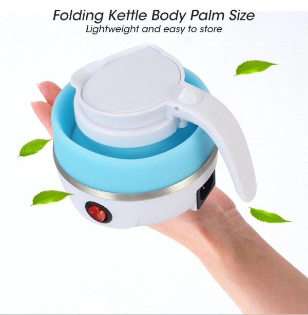 Foldable Electric Kettle 600ml | Portable Travel Kettle Silicone Water Boiler | Best Electric Kettle Pakistan