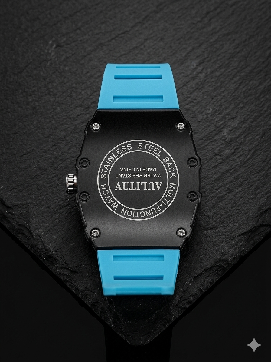 Premium style watch skeleton dial watch