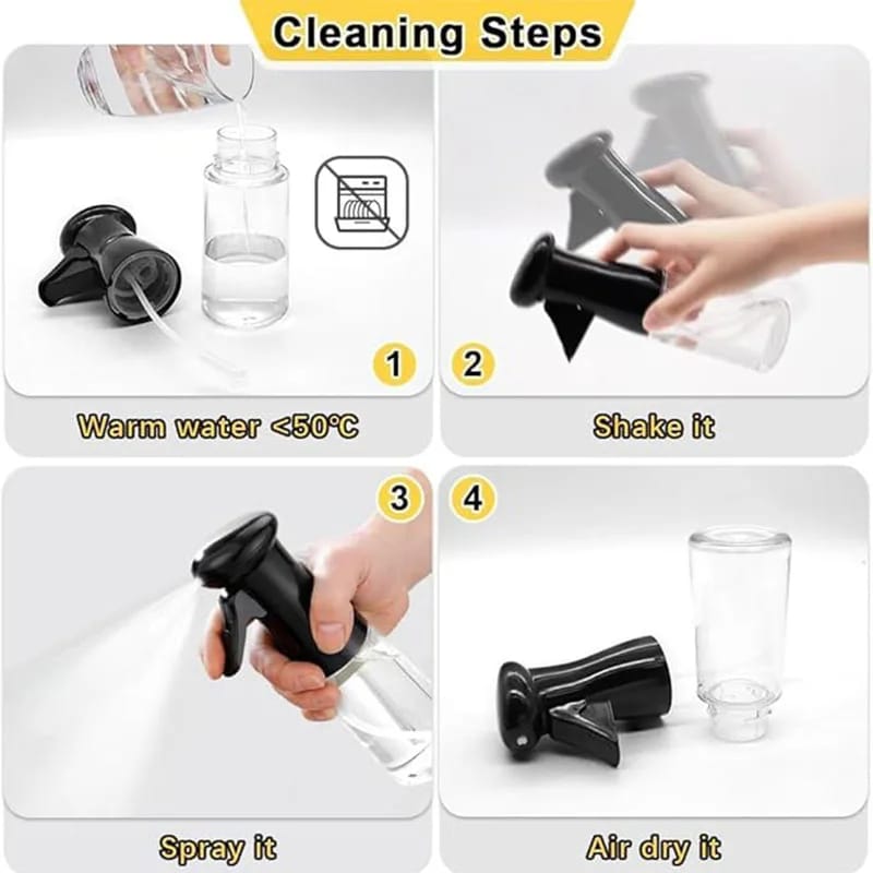 Oil Spray Bottle for Kitchen | Press Pump Oil Sprayer for Cooking Air Fryer BBQ | Pakistan