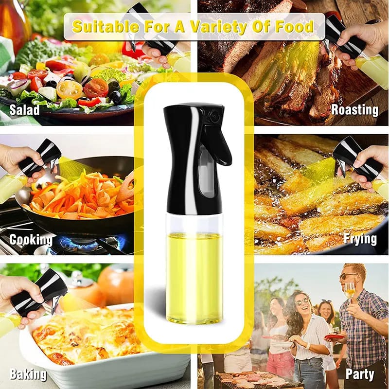 Oil Spray Bottle for Kitchen | Press Pump Oil Sprayer for Cooking Air Fryer BBQ | Pakistan