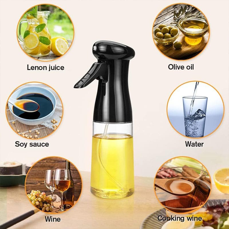 Oil Spray Bottle for Kitchen | Press Pump Oil Sprayer for Cooking Air Fryer BBQ | Pakistan